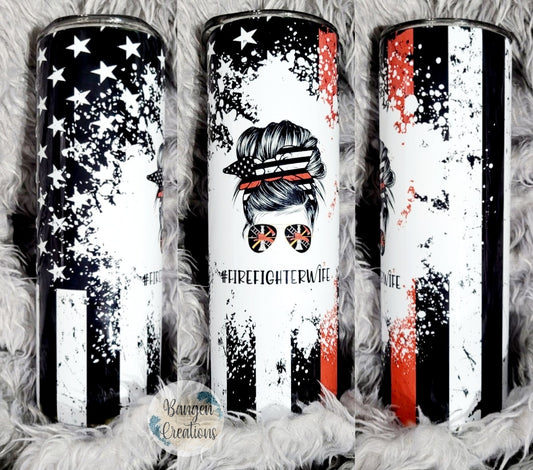 Firefighter Wife Tumbler