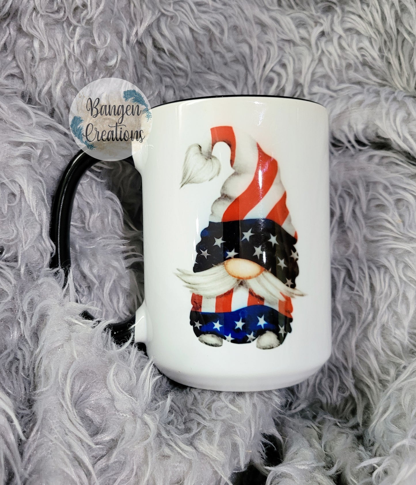 Patriotic Gnome coffee mug