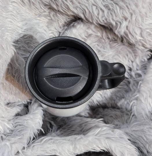 Fighting Sioux White Travel Coffee Mug